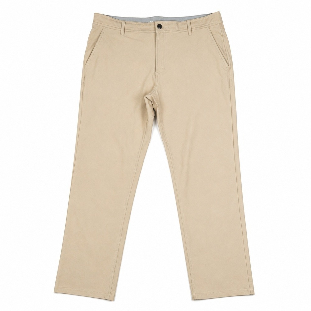 Free Fly Nomad Pants Mens 38x32 Khaki Tan Stretch UPF 50+ Golf Travel Chino Hike